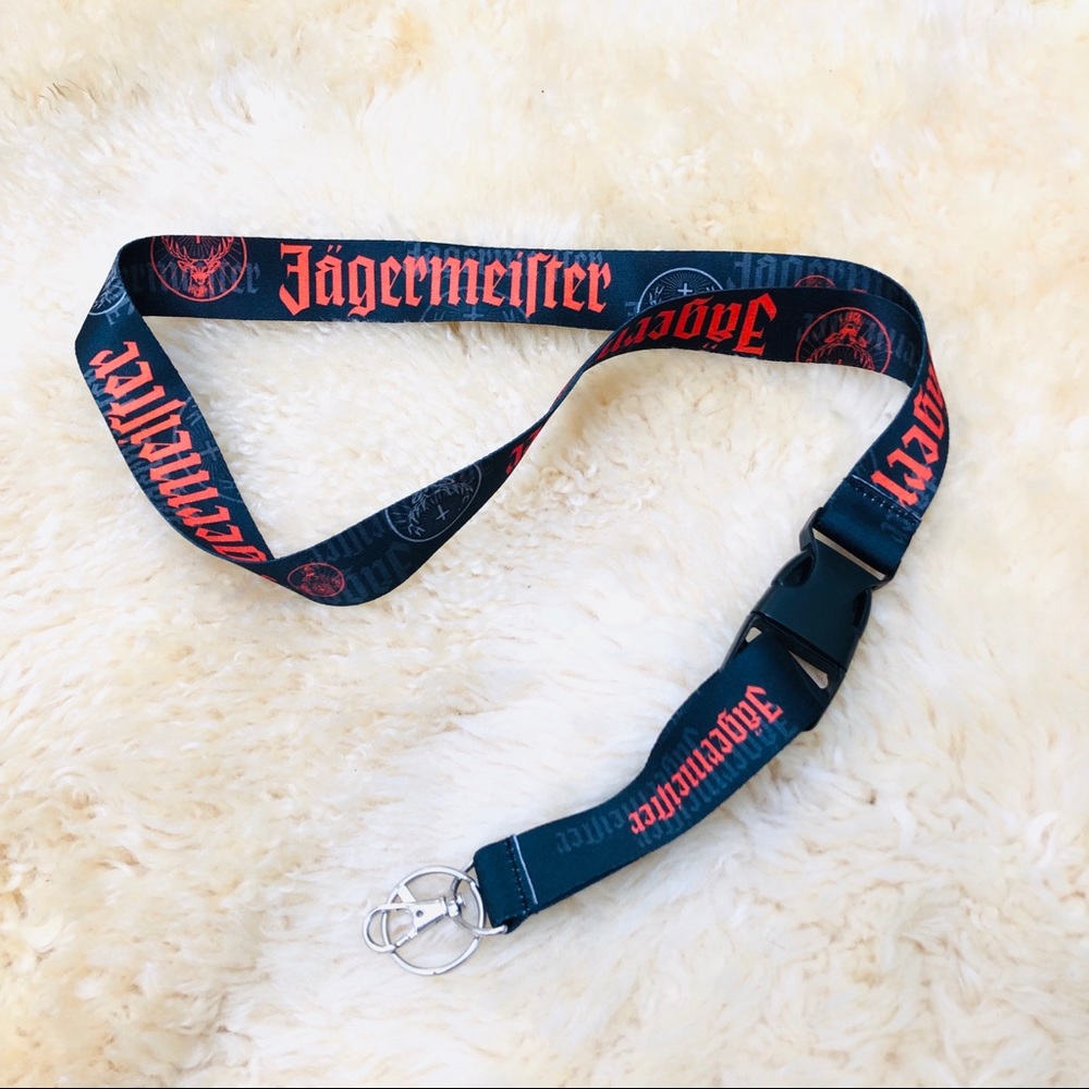 Jägermeister alcohol brand key chain lanyard 🥂🥳